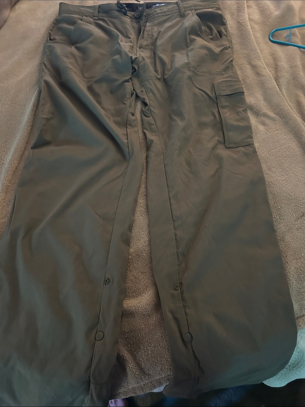 Prana Olive Green Men's Cargo Pants